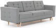 Sofa Asgard, 233x92x93 cm, pilka kaina ir informacija | Sofos | pigu.lt