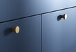 Komoda Includo, 200x40x55 cm, mėlyna цена и информация | Komodos | pigu.lt