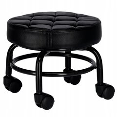 Kosmetinė pedikiūro kėdutė, juoda цена и информация | Мебель для салонов красоты | pigu.lt