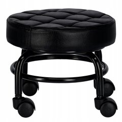 Kosmetinė pedikiūro kėdutė, juoda цена и информация | Мебель для салонов красоты | pigu.lt
