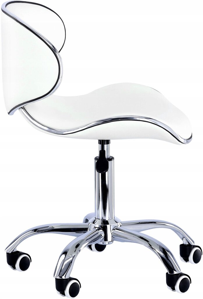 Kosmetologinė meistro kėdė, balta kaina ir informacija | Baldai grožio salonams | pigu.lt