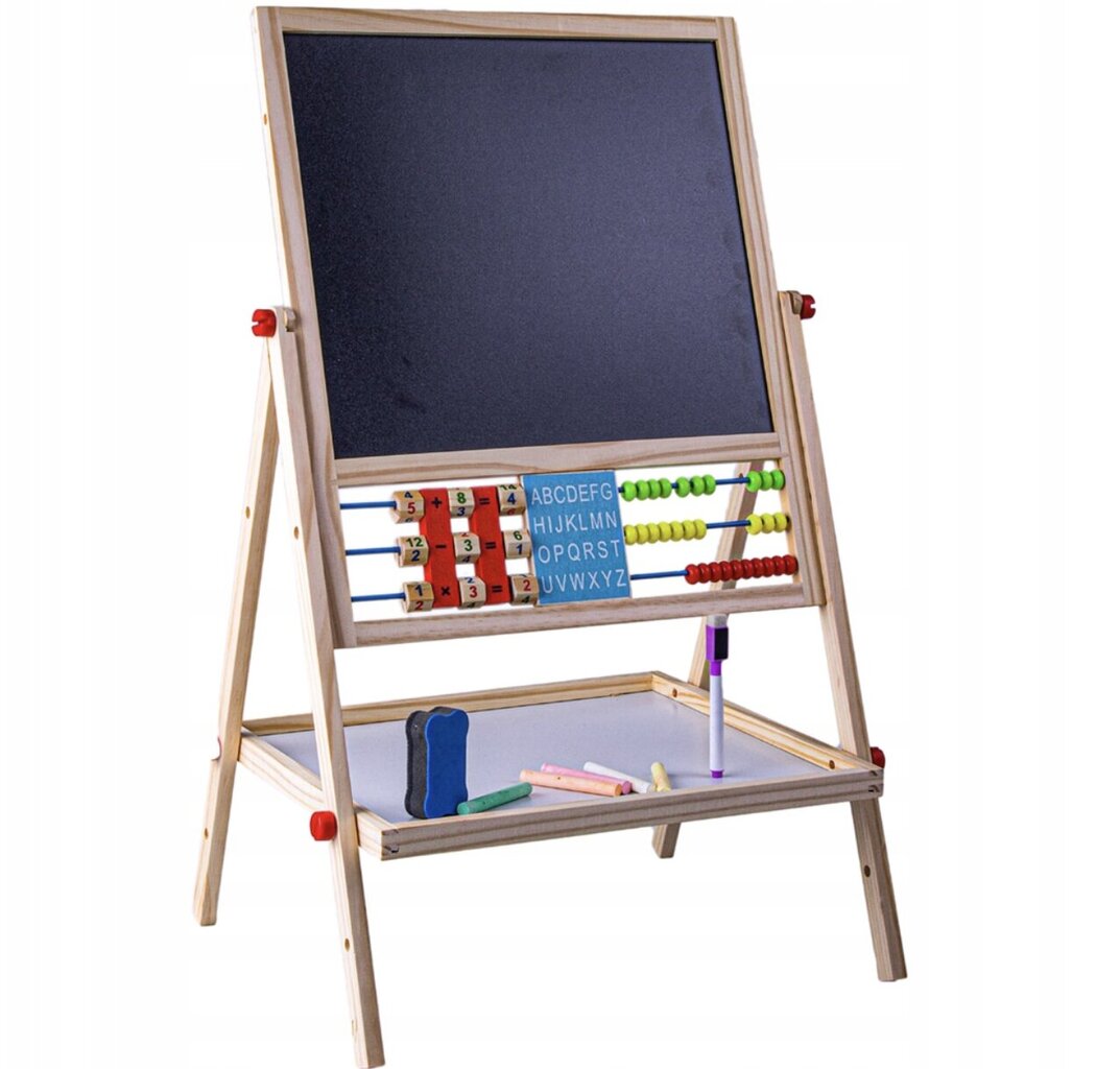 Vaikiška dvipusė piešimo lenta Norimpex, 67x37 cm kaina ir informacija | Piešimo, tapybos, lipdymo reikmenys | pigu.lt