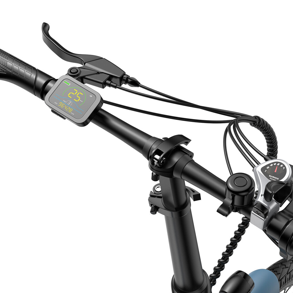 Elektrinis dviratis FAFREES F20 Light, 20", žalias kaina ir informacija | Elektriniai dviračiai | pigu.lt