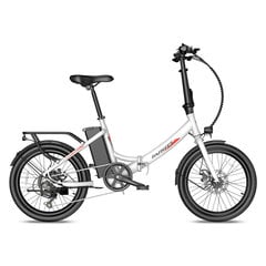 Elektrinis dviratis FAFREES F20 Light, 20", baltas kaina ir informacija | Elektriniai dviračiai | pigu.lt