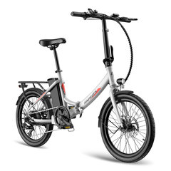 Elektrinis dviratis FAFREES F20 Light, 20", baltas kaina ir informacija | Elektriniai dviračiai | pigu.lt