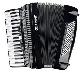 Akordeonas Ostvind Comet BK 96B/37K kaina ir informacija | Klavišiniai muzikos instrumentai | pigu.lt