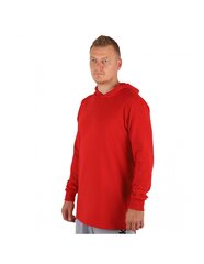 Džemperis vyrams Summer Hoodie Red, raudonas kaina ir informacija | Džemperiai vyrams | pigu.lt