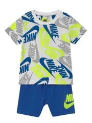 Футболка/шорты Nike 66H749-U89-24M, белый/синий  цена и информация | Рубашки для мальчиков | pigu.lt