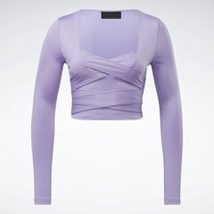 Женская футболка Reebok RBK Cardi LS TOPP HB1746-S, фиолетовая цена и информация | Футболка женская | pigu.lt