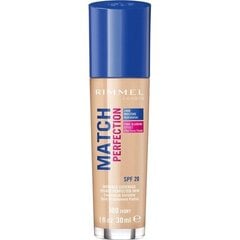 Жидкая основа для макияжа Match Perfection Rimmel London цена и информация | Пудры, базы под макияж | pigu.lt