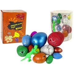 Žaisliniai dinozauro kiaušiniai, 12 vnt. kaina ir informacija | Lavinamieji žaislai | pigu.lt