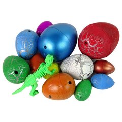 Žaisliniai dinozauro kiaušiniai, 12 vnt. kaina ir informacija | Lavinamieji žaislai | pigu.lt