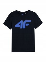 Marškinėliai berniukams 4F, mėlyni kaina ir informacija | Marškinėliai berniukams | pigu.lt