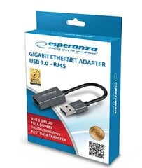 Esperanza ENA101 kaina ir informacija | Adapteriai, USB šakotuvai | pigu.lt