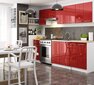 Virtuvinė spintelė Akord Oliwia S40, raudona/balta kaina ir informacija | Virtuvinės spintelės | pigu.lt