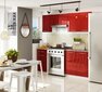 Virtuvinė spintelė Akord Oliwia S40, raudona/balta kaina ir informacija | Virtuvinės spintelės | pigu.lt