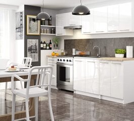 Кухонный шкафчик NORE Oliwia S80, белого цвета цена и информация | Кухонные шкафчики | pigu.lt