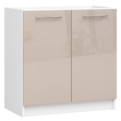 Кухонный шкаф Akord Oliwia S80, бежевого/белого цвета цена и информация | Кухонные шкафчики | pigu.lt