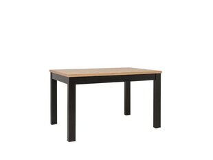 Valgomojo stalas BRW Maren, juodas/rudas kaina ir informacija | Virtuvės ir valgomojo stalai, staliukai | pigu.lt