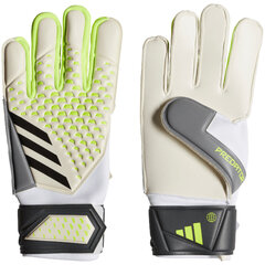 Vartininko pirštinės Adidas Predator Match Gloves, 8, baltos kaina ir informacija | Vartininko pirštinės | pigu.lt