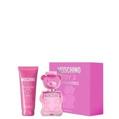 Rinkinys Moschino Toy 2 Bubble Gum moterims: tualetinis vanduo EDT, 50ml + kūno losjonas, 100 ml kaina ir informacija | Kvepalai moterims | pigu.lt