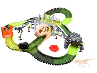 Lanksti trasa dinozauriniams automobiliams kaina ir informacija | Žaislai berniukams | pigu.lt