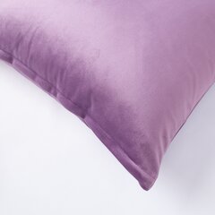 Pillow VELVET 2, 45x45cm, purple цена и информация | Декоративные подушки и наволочки | pigu.lt