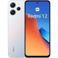 Xiaomi Redmi 12 4/128 ГБ MZB0EC0EU Полярный серебристый цена и информация | Мобильные телефоны | pigu.lt