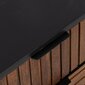 Naktinis staliukas Bigbuy Home Abner, rudas/juodas цена и информация | Spintelės prie lovos | pigu.lt