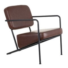 Fotelis, rudas/juodas kaina ir informacija | Svetainės foteliai | pigu.lt