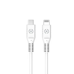 USB-C - Lightning kabelis Celly Balta 1 m kaina ir informacija | Parkavimo sistemos | pigu.lt