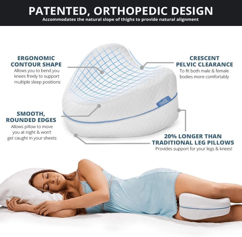 Contour Leg Pillow ergonomiška kelių ir kojų pagalvėlė kaina ir informacija | Pagalvės | pigu.lt