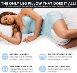 Contour Leg Pillow ergonomiška kelių ir kojų pagalvėlė kaina ir informacija | Pagalvės | pigu.lt