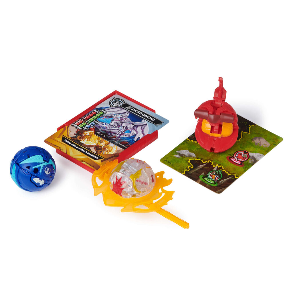 Figūrėlių rinkinys Bakugan Battle Pack Bruiser 2x Dragonoid Hammerhead  Nillious цена | pigu.lt