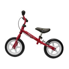 Balansinis dviratis Master Pull su stabdžiais, raudonas цена и информация | Балансировочные велосипеды | pigu.lt