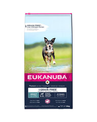 Eukanuba Grain Free S-XL Adult suaugusiems šunims su antiena, 3 kg kaina ir informacija | Sausas maistas šunims | pigu.lt