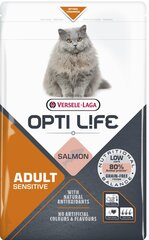 Versele-Laga Opti Life suaugusioms katėms su lašiša, 7.5 kg kaina ir informacija | Sausas maistas katėms | pigu.lt