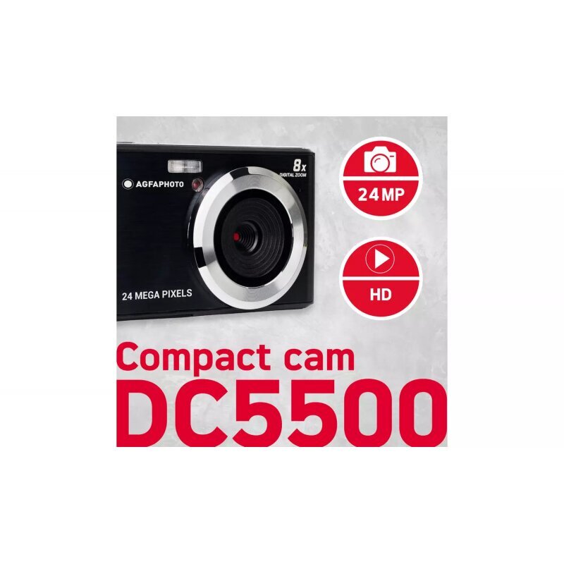 AgfaPhoto DC5500 цена и информация | Skaitmeniniai fotoaparatai | pigu.lt