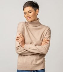 Megztinis moterims Maglia, smėlio spalvos kaina ir informacija | Megztiniai moterims | pigu.lt