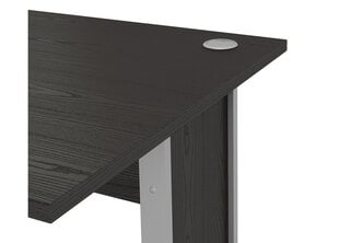Письменный стол Tvilum Prima, черный/серый цена и информация | Компьютерные, письменные столы | pigu.lt