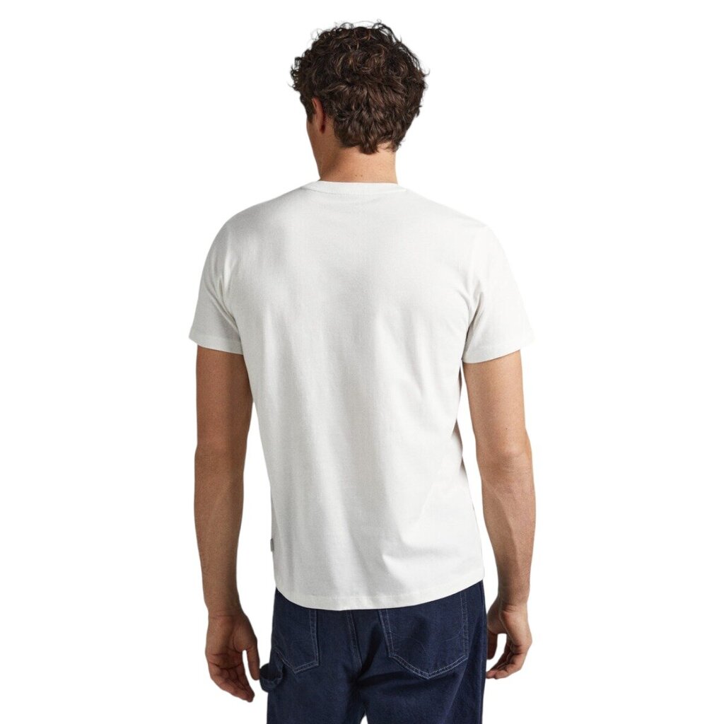 Pepe Jeans marškinėliai vyrams 80688, balti цена и информация | Vyriški marškinėliai | pigu.lt