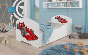 Детская кроватка Adrk Furniture Pepe Formula, 70х140 см, белого цвета цена и информация | Детские кровати | pigu.lt