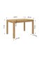 Kavos staliukas ADRK Furniture Olaf 2, 120x80cm, baltas kaina ir informacija | Kavos staliukai | pigu.lt