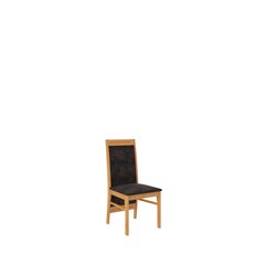 Kėdė K16, ruda/juoda kaina ir informacija | Virtuvės ir valgomojo kėdės | pigu.lt