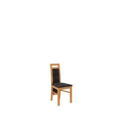 Kėdė K34, ruda/juoda kaina ir informacija | Virtuvės ir valgomojo kėdės | pigu.lt