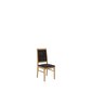 Kėdė K68, ruda/juoda kaina ir informacija | Virtuvės ir valgomojo kėdės | pigu.lt