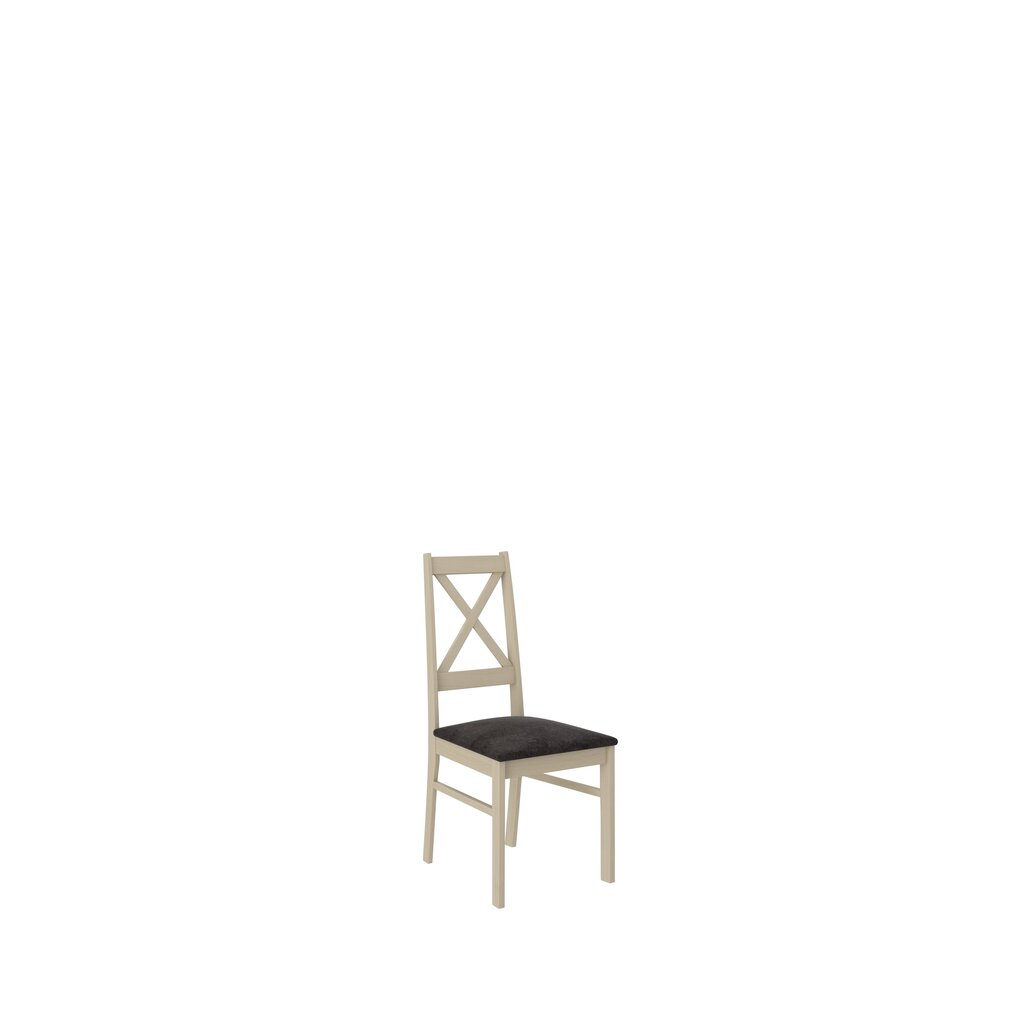 Kėdė K67, smėlio/juoda kaina ir informacija | Virtuvės ir valgomojo kėdės | pigu.lt