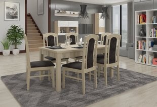 Обеденный комплект ADRK Furniture Rodos 52, бежевый/серый цвет цена и информация | Комплекты мебели для столовой | pigu.lt