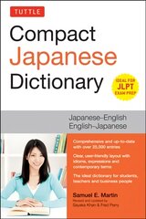 Tuttle Compact Japanese Dictionary: Japanese-English English-Japanese (Ideal for JLPT Exam Prep) kaina ir informacija | Užsienio kalbos mokomoji medžiaga | pigu.lt