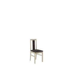 Kėdė K75, juoda/smėlio kaina ir informacija | Virtuvės ir valgomojo kėdės | pigu.lt